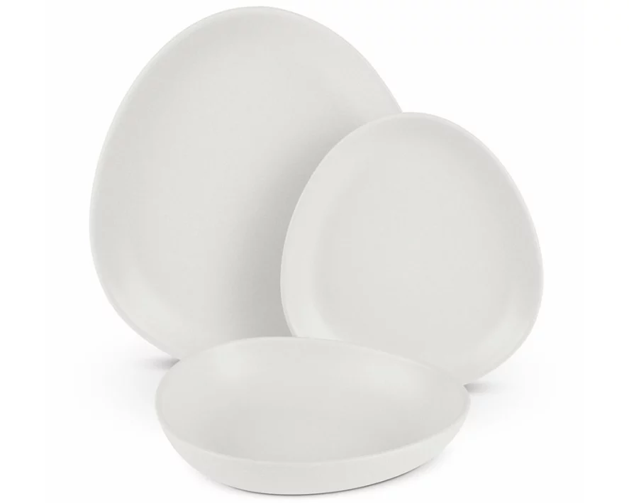 Berlinger Haus 18-teiliges Tellerset Oval Sahara Collection