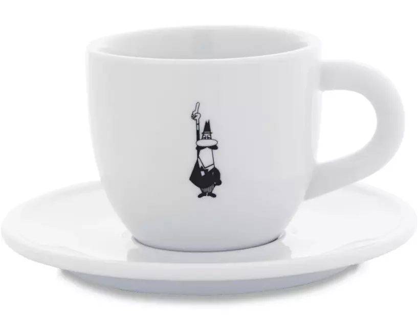 Bialetti Cappuccinotasse 240 ml, 1 Stück, Weiss