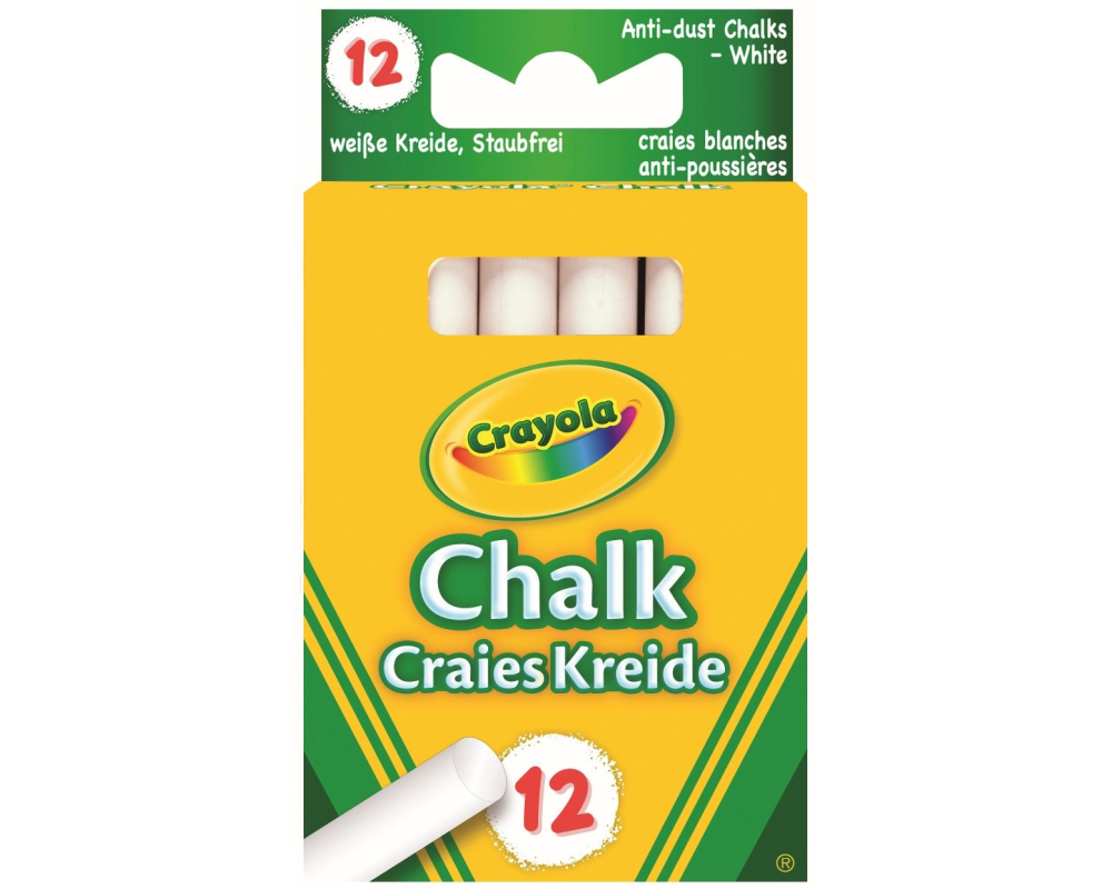 CRAYOLA Kreiden weiss 280 12 Stück