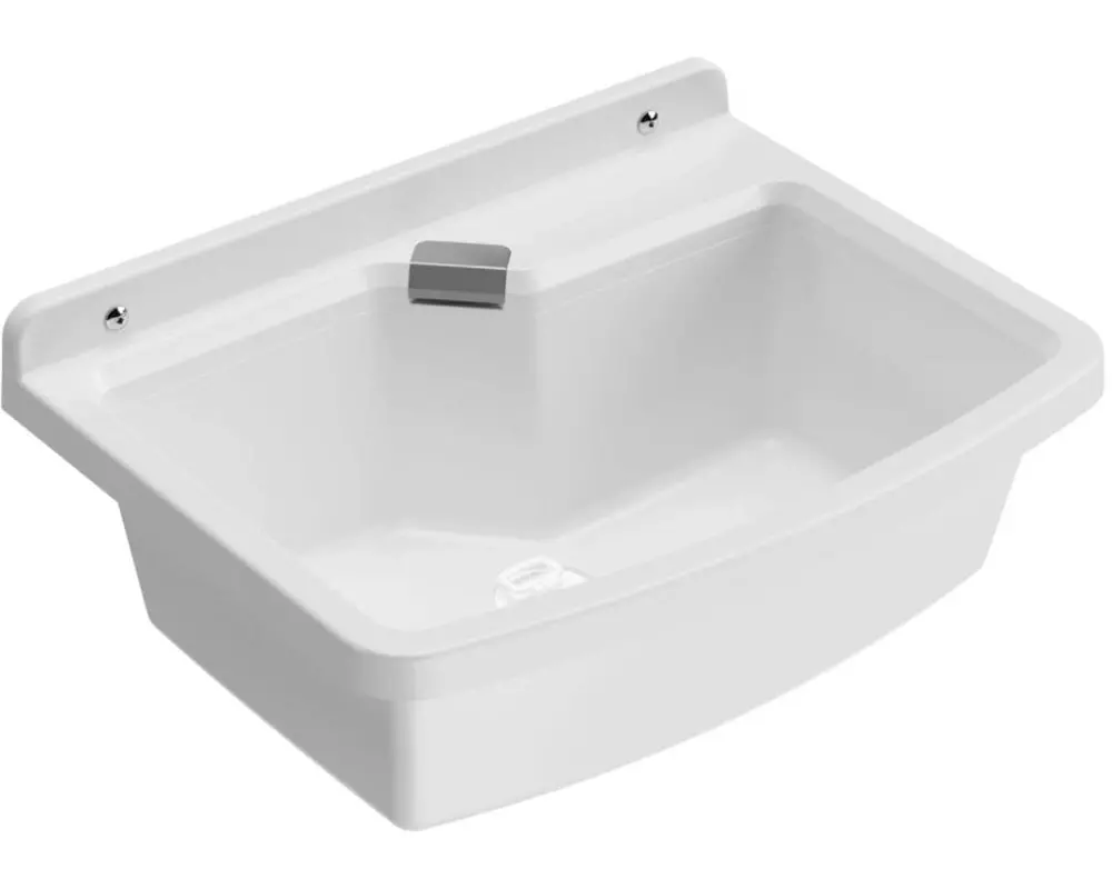 Mateu Ausgussbecken Vela 50 weiss, Polypropylen Weiss Polypropylen