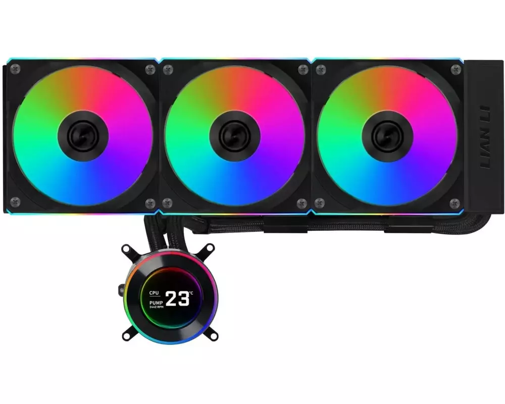 Lian Li Wasserkühlung HydroShift II LCD 360R A-RGB Schwarz