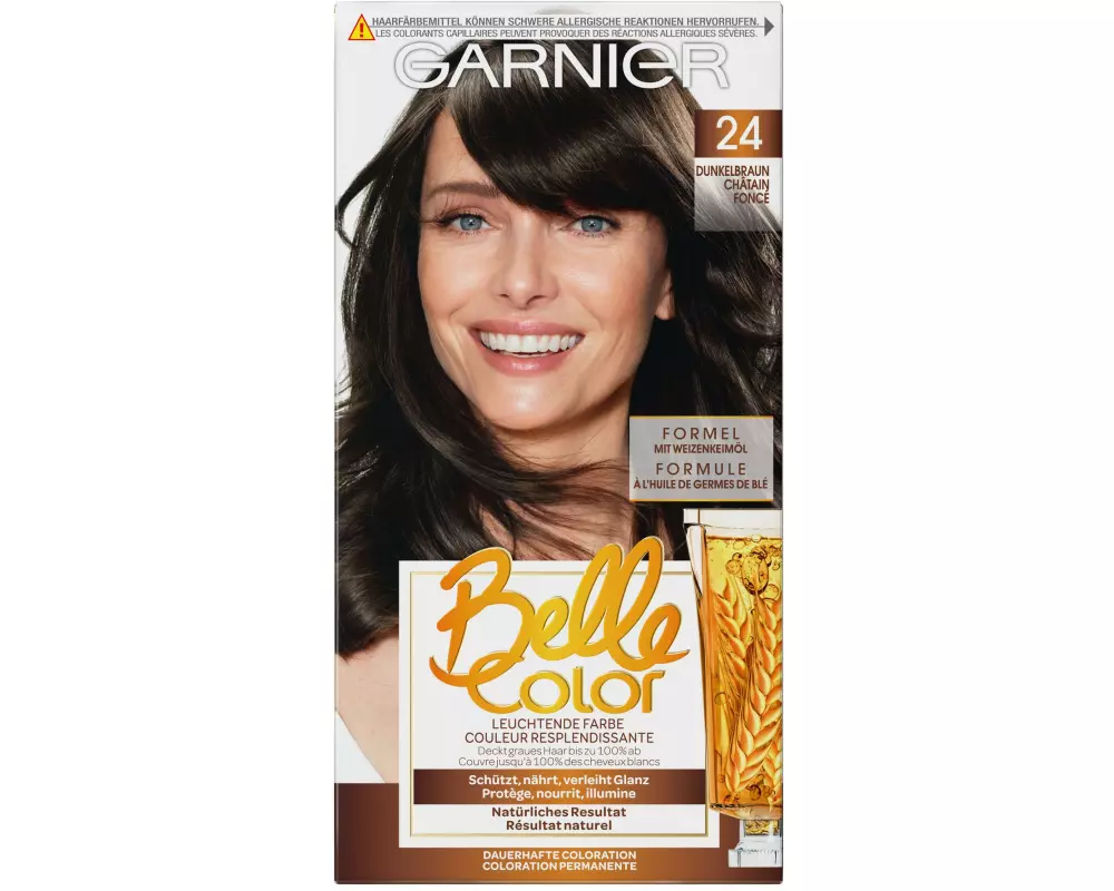 Garnier Haarcoloration Belle Color 24 Dunkelbraun