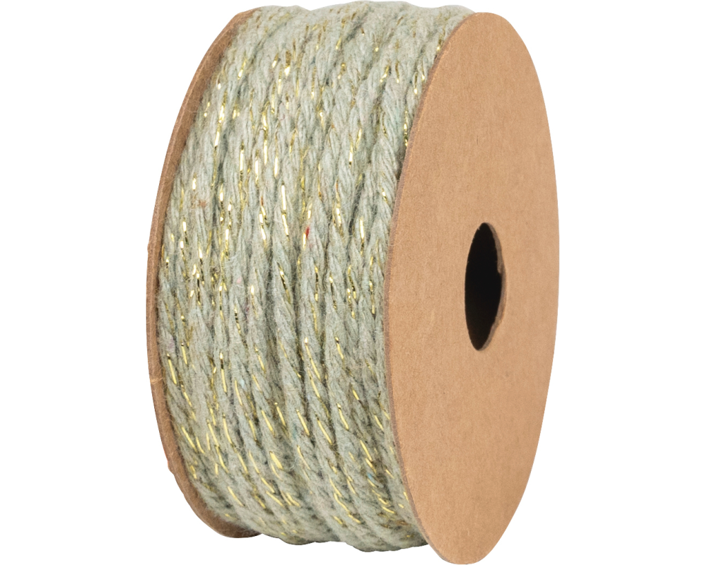 STEWO Geschenkband Cotton 2583419246 grün hell 2mmx10mm