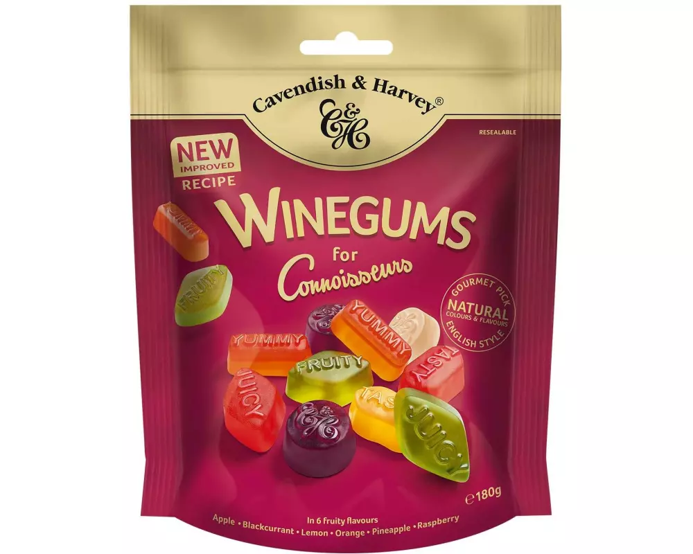 Cavendish & Harvey Winegums for Connoisseurs 180 g