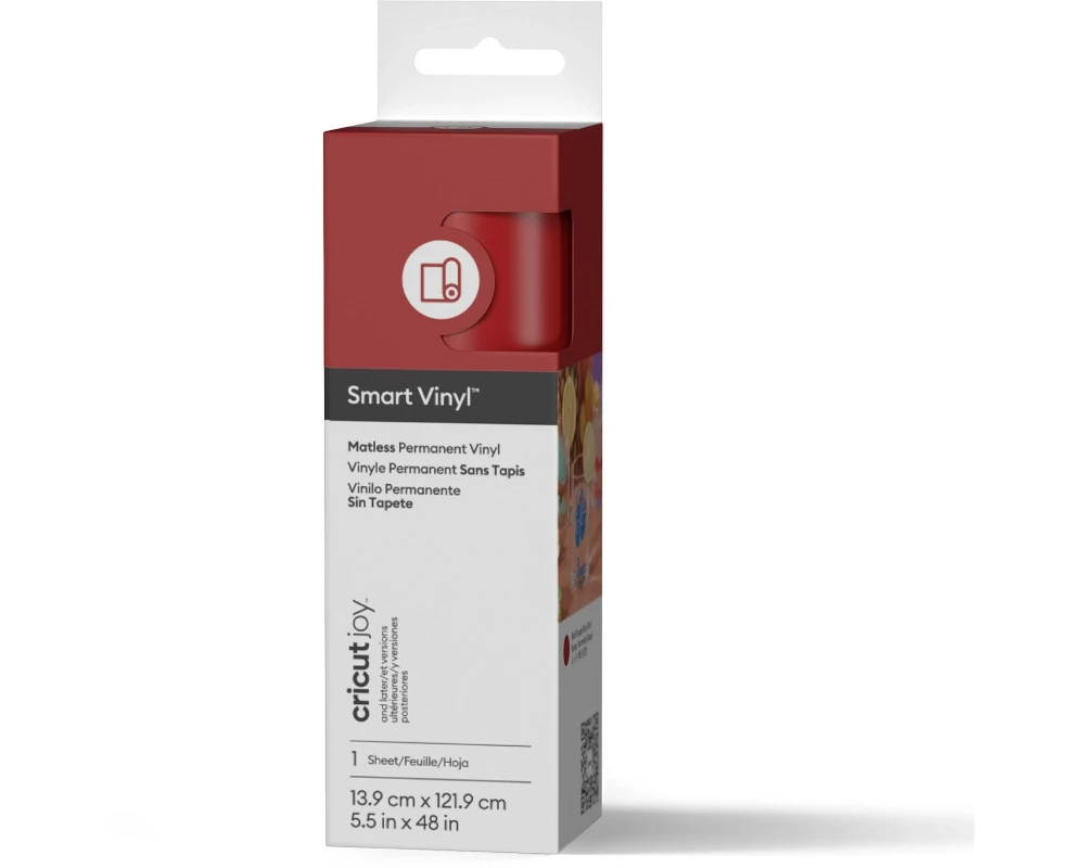 Cricut Vinylfolie Joy Permanent 13.9 x 121.9 cm, Rot