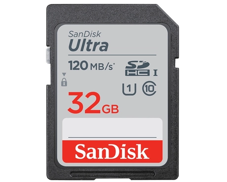SanDisk Ultra 32 GB Class 10/UHS-I (U1) SDHC