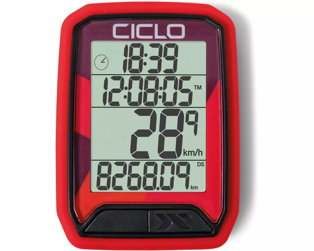 Ciclosport Fahrradcomputer Protos 213 Rot