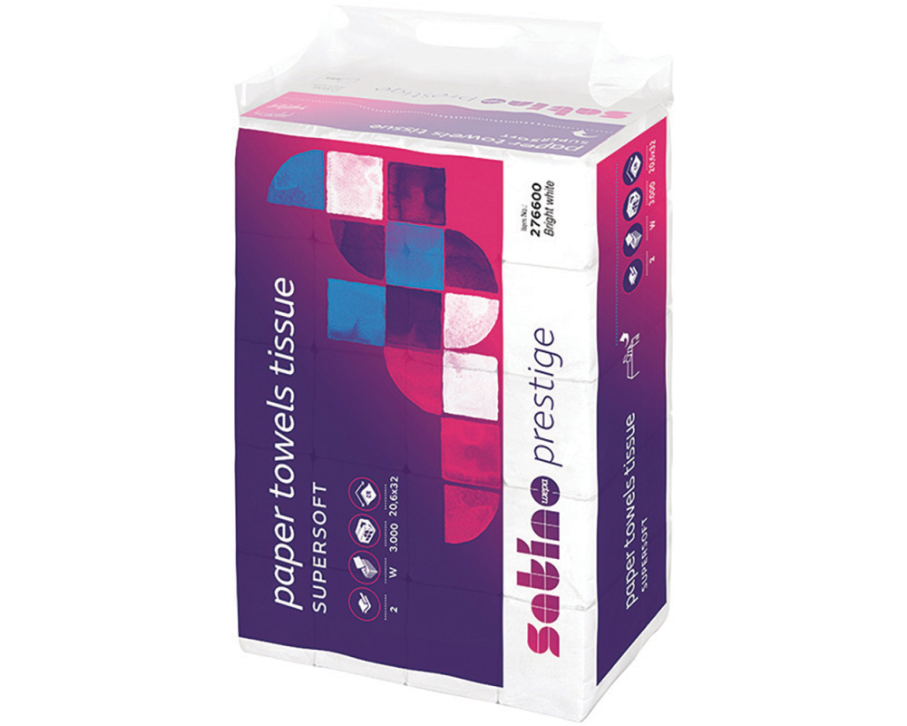 SATINO Interfold-Handtücher 601078 Prestige, 3000 Stk.