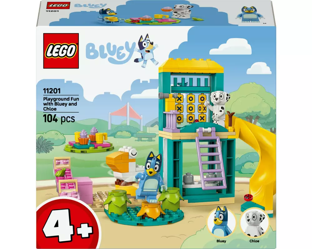 LEGO® Bluey und Chloe auf dem Spielplatz 11201