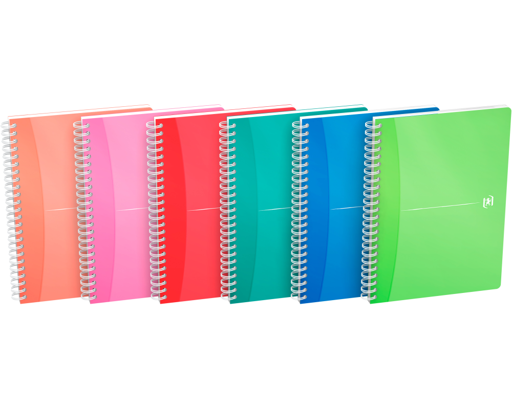 OXFORD Spiralbuch MyColours A5 100102483 kariert 5mm, 90g 90 Blatt