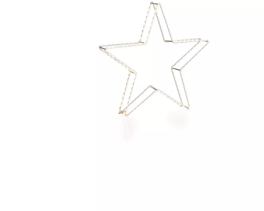 STT Tischdeko 3D Stern Argento, Ø 38 cm