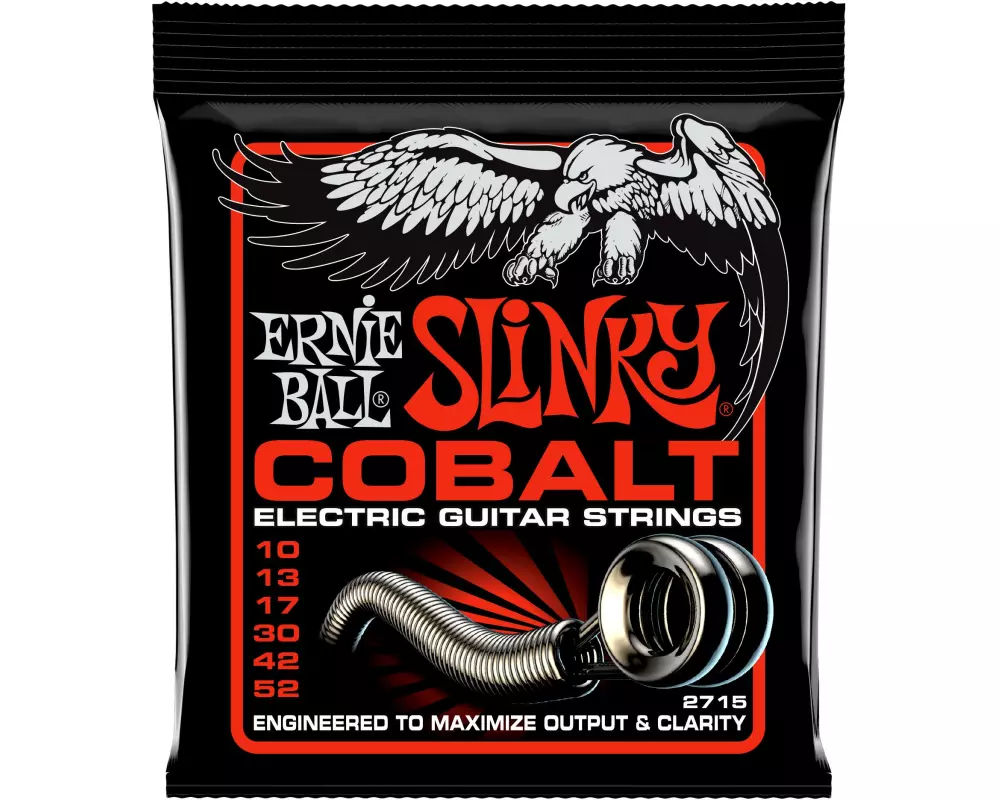Ernie Ball Gitarrensaiten 2715 Slinky Cobalt – Skinny Top 10-52
