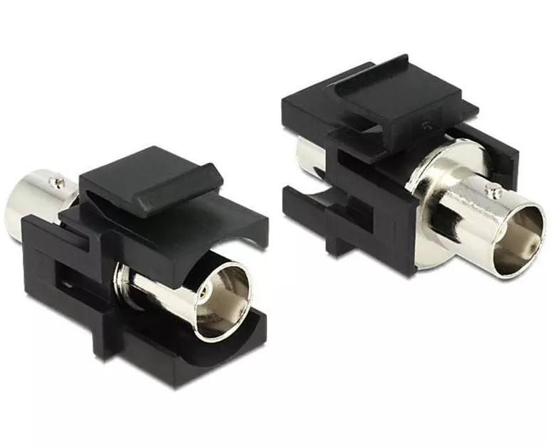 Delock Keystone-Modul BNC Schwarz