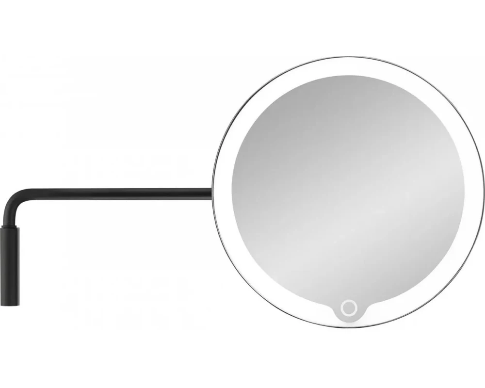 Blomus Kosmetikspiegel LED MODO mit Wandhalterung, Schwarz