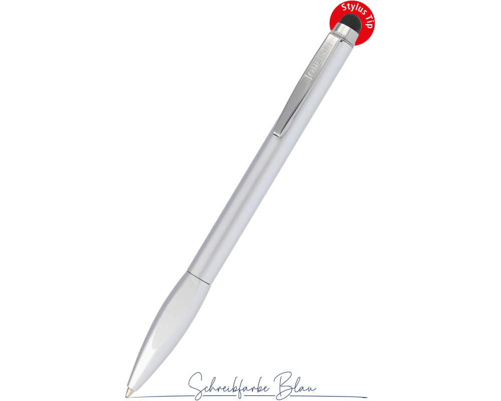 ONLINE Kugelschreiber Best Ager 34274/3D silver, Stylus-Tip