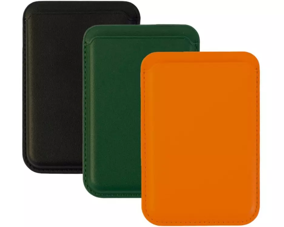 4smarts Wallet RFID 3er Set Schwarz/Grün/Cognac