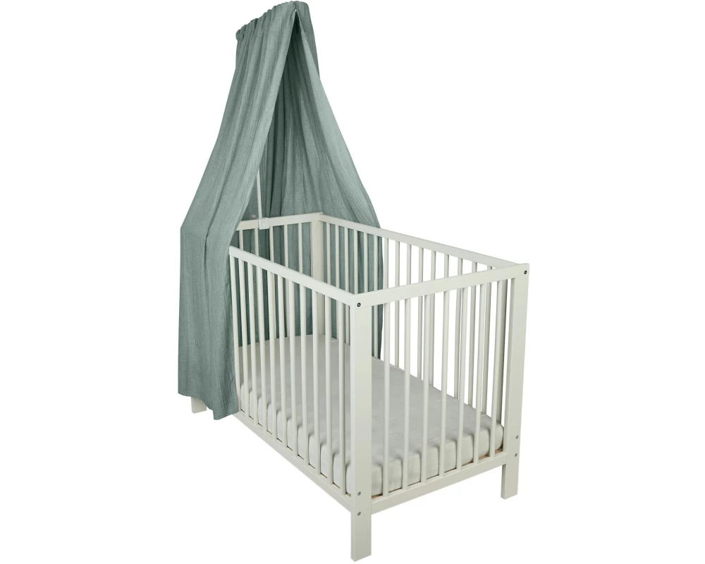 Sterntaler Betthimmel Steingrün