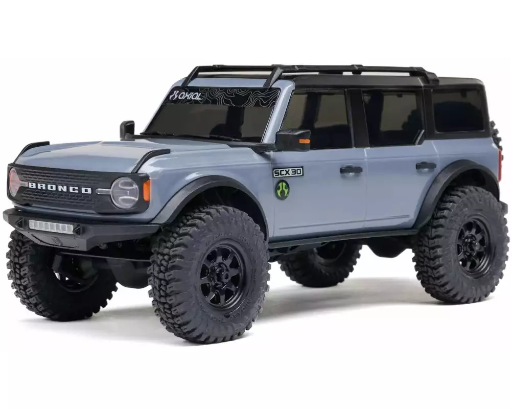 Axial Rock Crawler SCX30 Ford Bronco 1:30 RTR Grau