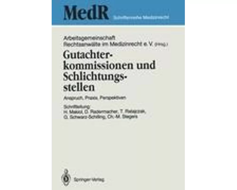 Gutachterkommissionen und Schlichtungsstellen