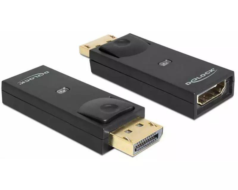 Delock Adapter Displayport - HDMI Schwarz