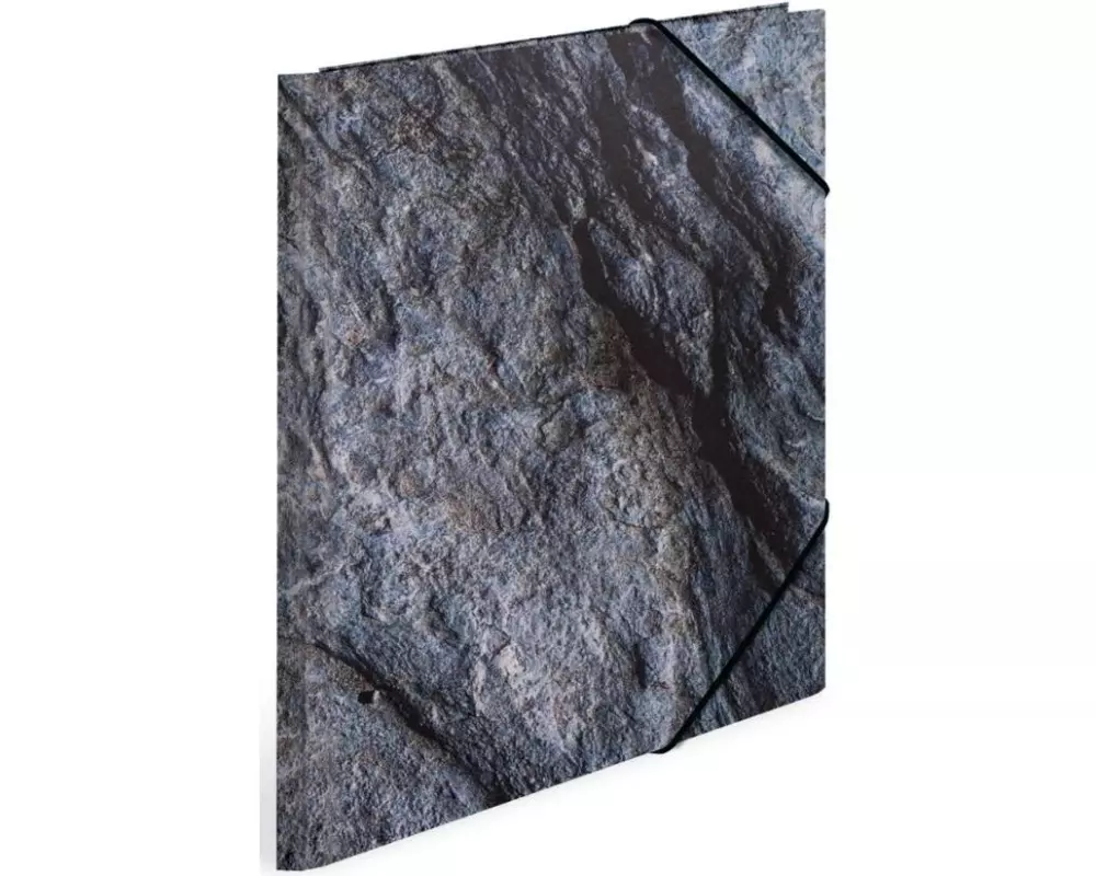 HERMA Gummibandmappe Stone Dunkelgrau