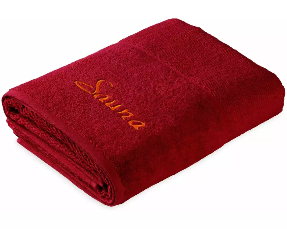 Frottana Saunatuch Pearl 80 x 200 cm, Ruby