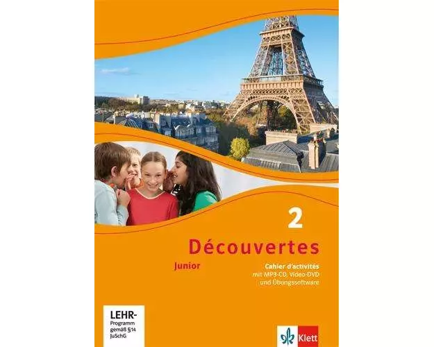Découvertes Junior. 2 Cahier d'activités mit MP3-CD, Video-DVD und Übungssoftware. Klasse 6