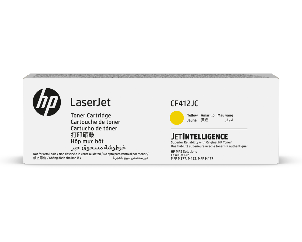 HP Toner-Modul Contract yellow CF412JC CLJ Enterprise M452 6000 S.