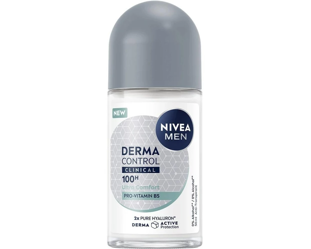 NIVEA MEN Deo Roll-on Derma Control Clinical Ultra Comfort 50 ml