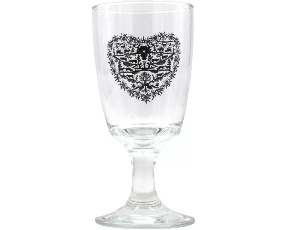 Heidi Cheese Line Kaffeebecher Herz 200 ml, 1 Stück, Transparent