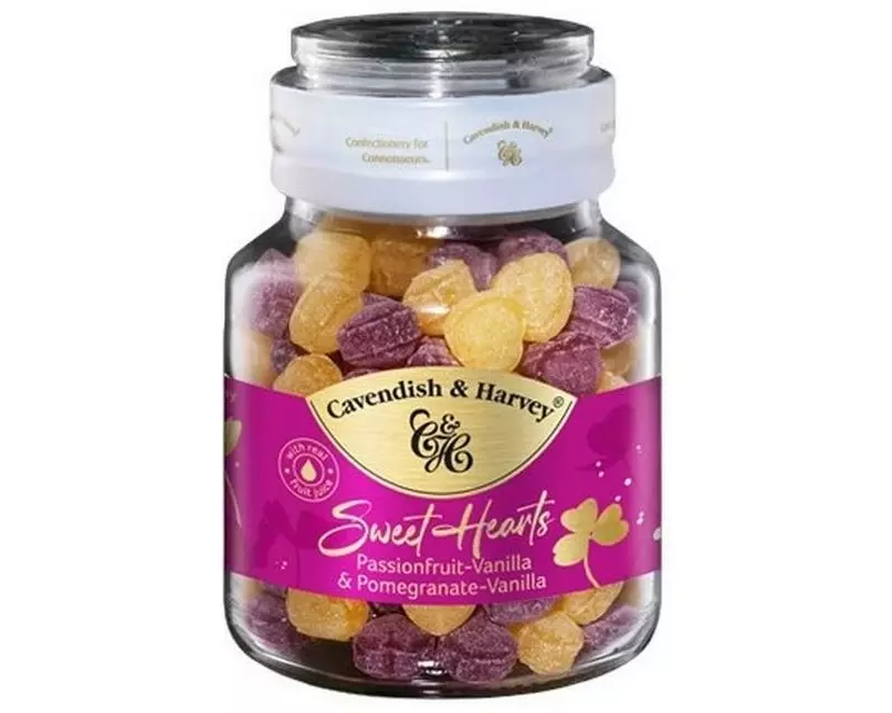 Cavendish & Harvey Sweet Hearts Passionfriut & Vanilla Bonbons 350 g