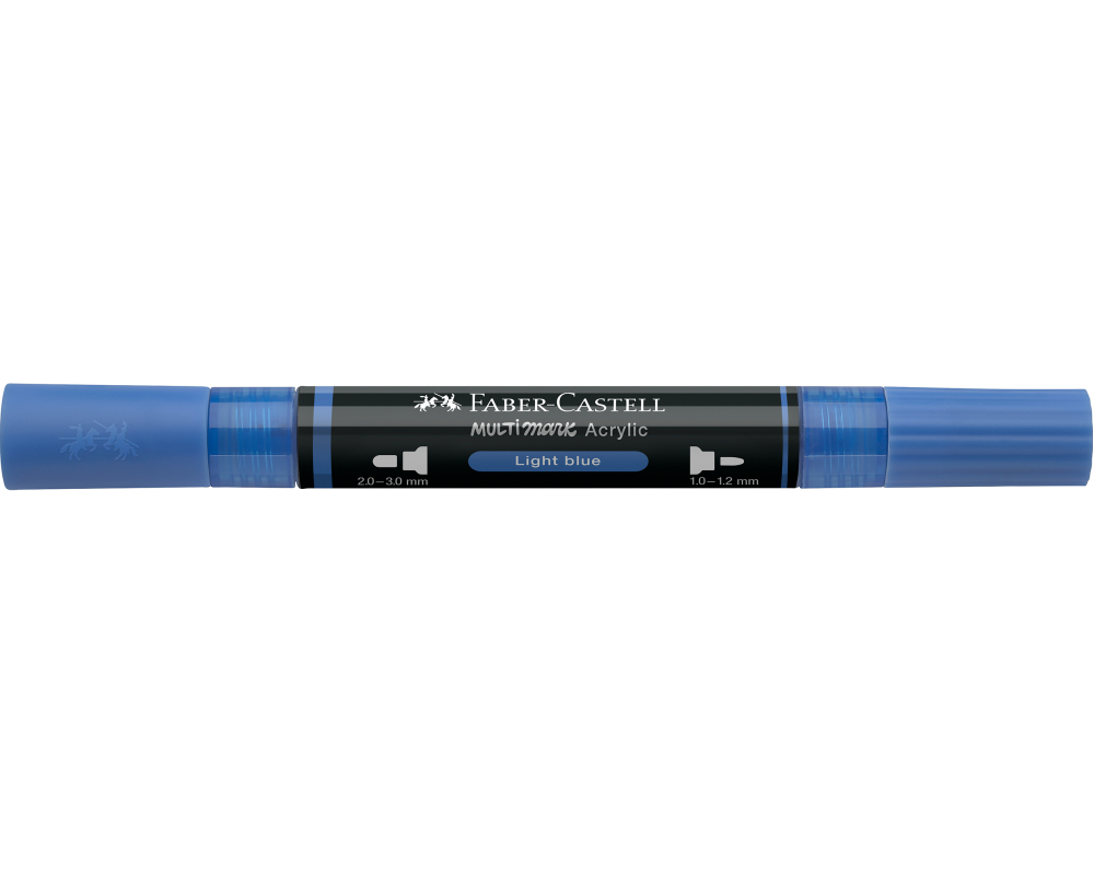 FABER-CASTELL Acrylmarker 1-3mm 185940 light blue