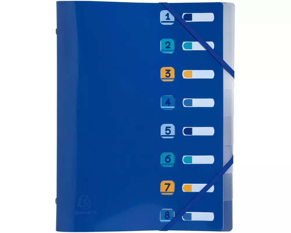 Exacompta Fächermappe Bee Blue Marineblau
