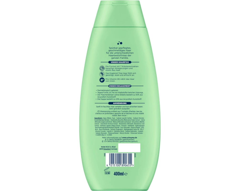 Schauma 7-Kräuter Shampoo 400 ml