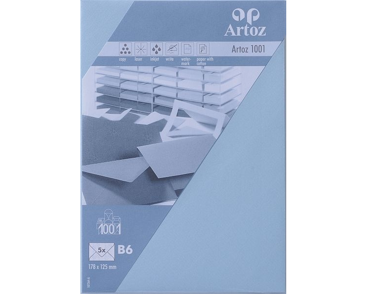 ARTOZ Couverts 1001 B6 107364184 100g, pastellblau 5 Stück
