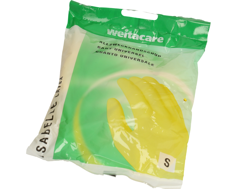 WEITA Allzweckhandschuh Latex S RF-1 / 262561 gelb