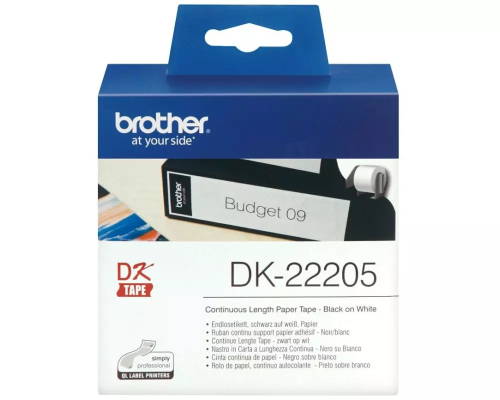 Brother Etikettenrolle DK-22205 Thermo Direct 62 mm x 30.48 m