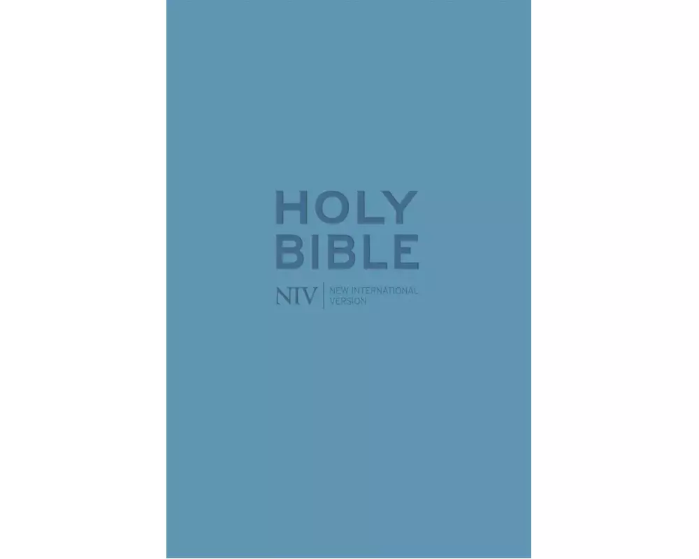 NIV Pocket Cyan Soft-tone Bible with Zip