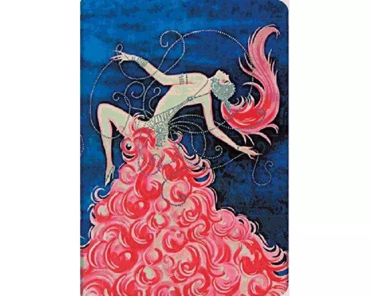 Cabaret Cabaret Midi Lined Hardcover Journal, 176pg, 85GSM by Paperblanks (Vintage Vogue)