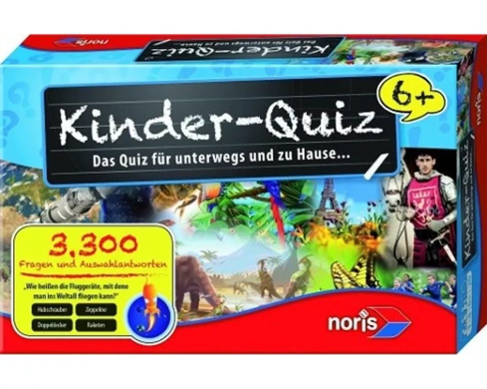 Kinderquiz für schlaue Kids blau