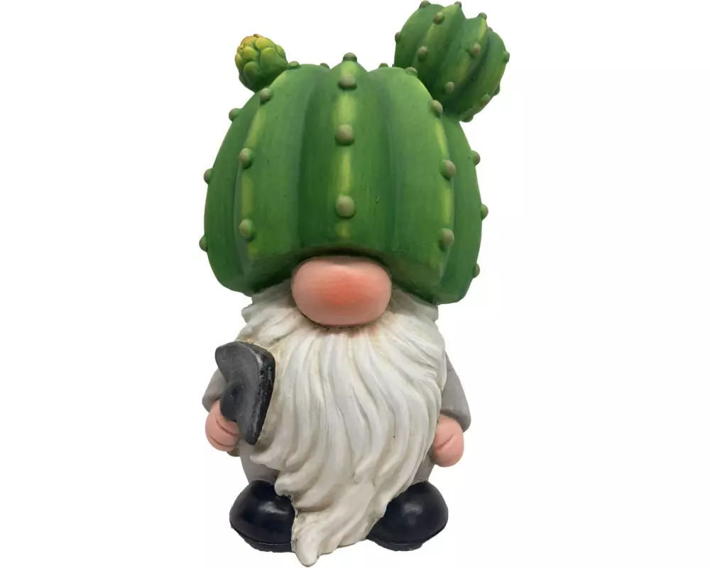 Dameco Dekofigur Gartenwichtel Kaktus 23 x 10 x 10 cm