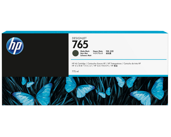 HP Tintenpatrone 765 matte black F9J55A DesignJet T7200 775ml