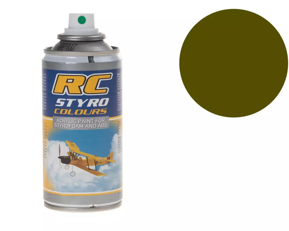 Ghiant Kunststoffspray RC STYRO Olivegrün 313 150 ml
