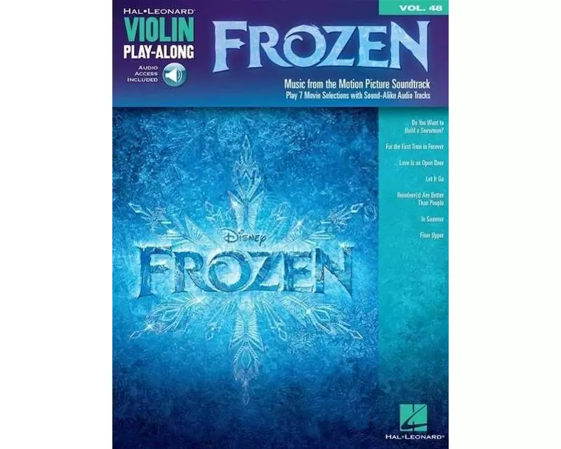Frozen Violin Play-Along Volume 48 Book/Online Audio