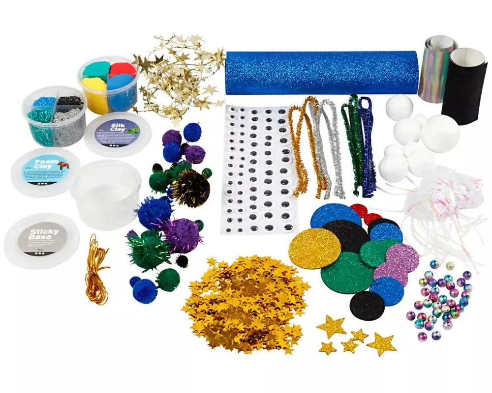 Creativ Company Bastelset Kreativbox Weltraum 16-teilig