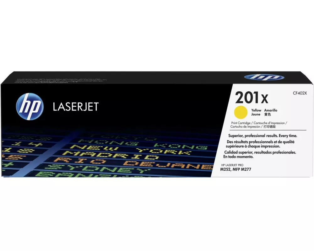 HP Toner Nr. 201X (CF402X) Yellow