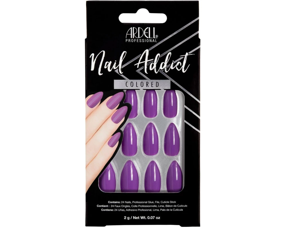 Ardell Nail Addict Purple Passion 24 Stück