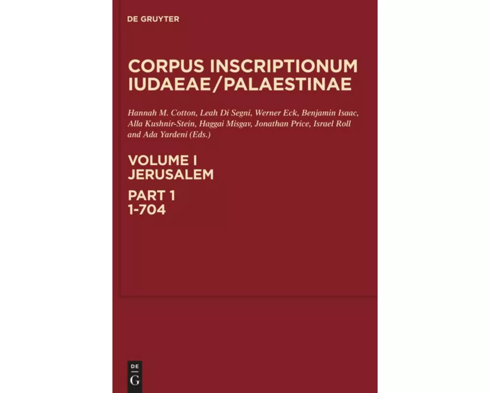 Jerusalem: 1-704