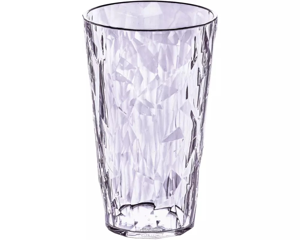Koziol Trinkglas Club Light L 400 ml, 1 Stück, Violett