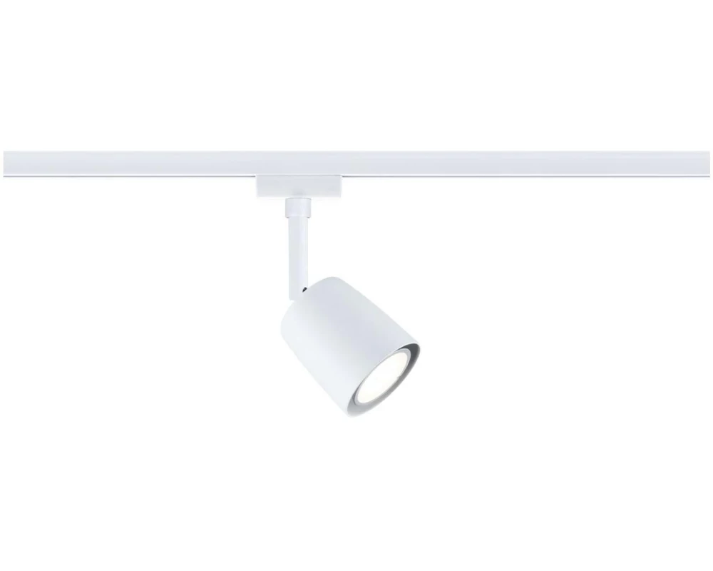 Paulmann URail Schienenspot Cover Einzelspot GU10, 10W, Signalweiss
